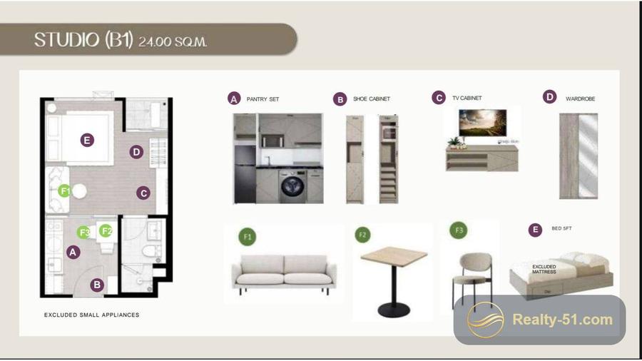 SO Origin Pattaya — แปลนห้อง 5