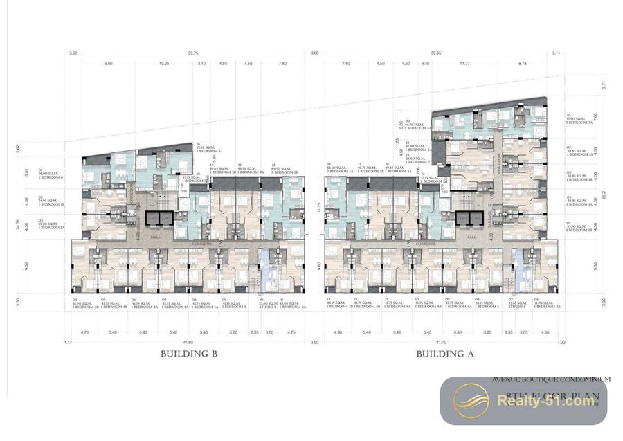 Avenue Boutique Condominium — Grundriss 3