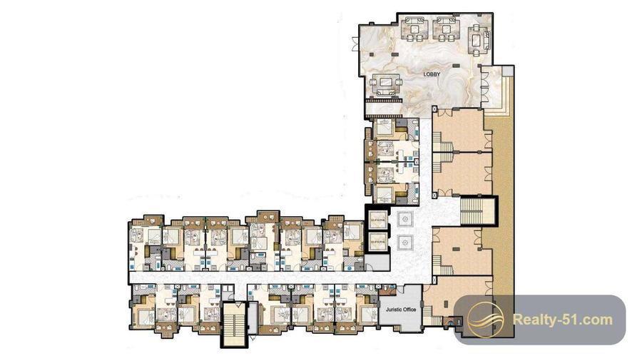 The Riviera Beverly Hills Residences — 户型图 5