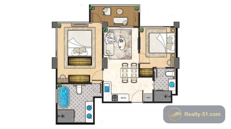 The Riviera Beverly Hills Residences — 户型图 18
