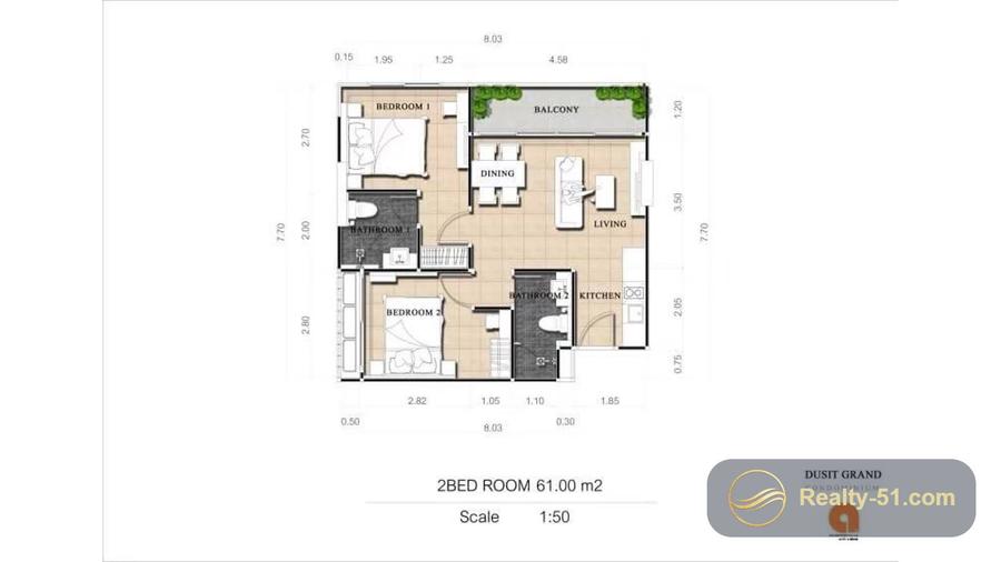 Dusit Grand Park 2 — Grundriss 4