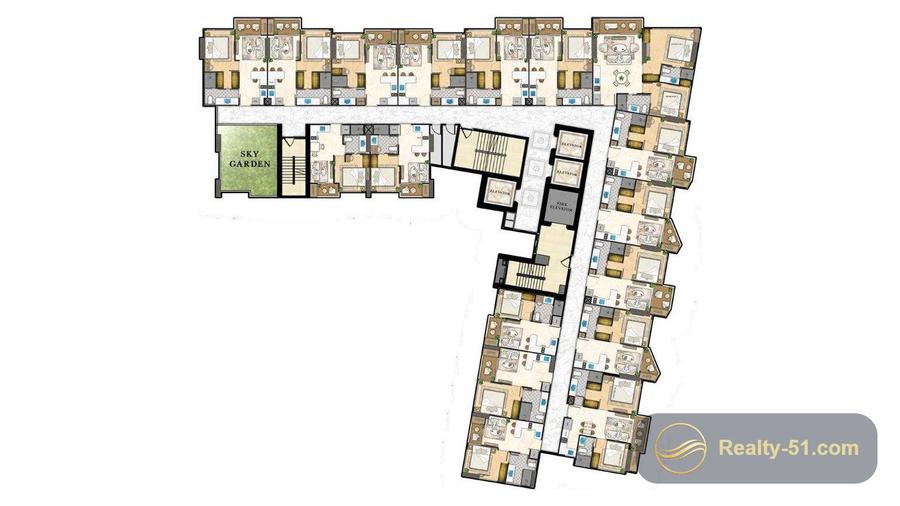 The Riviera Santa Monica — Grundriss 21