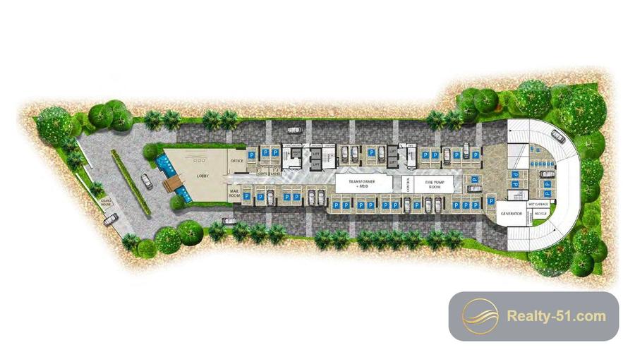 The Riviera Ocean Drive — Grundriss 2