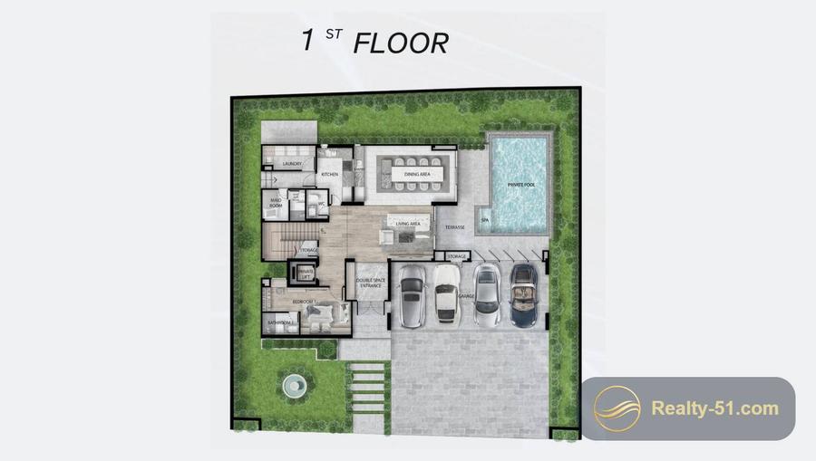 Harmony Hills Villas Pattaya — floor plan 4