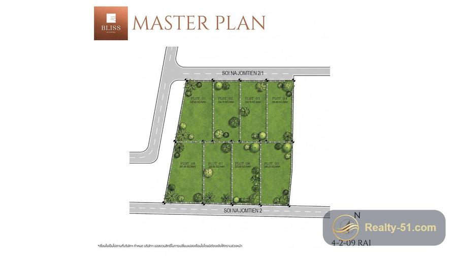Bliss Jomtien — floor plan 1