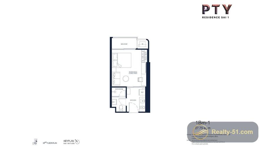 PTY Residence Sai 1 — แปลนห้อง 6