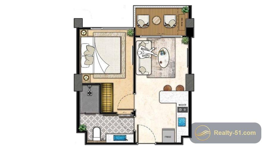 The Riviera Beverly Hills Residences — 户型图 16