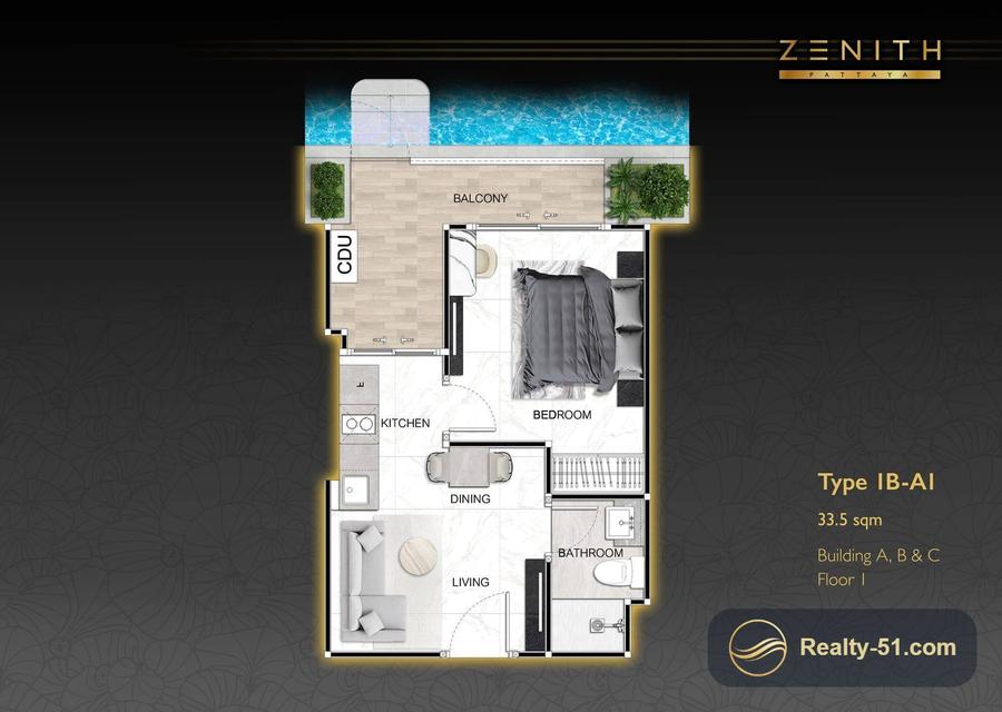 Zenith Pattaya — Grundriss 10