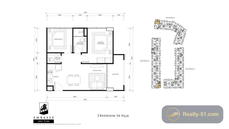 Embassy Pattaya — Grundriss 3