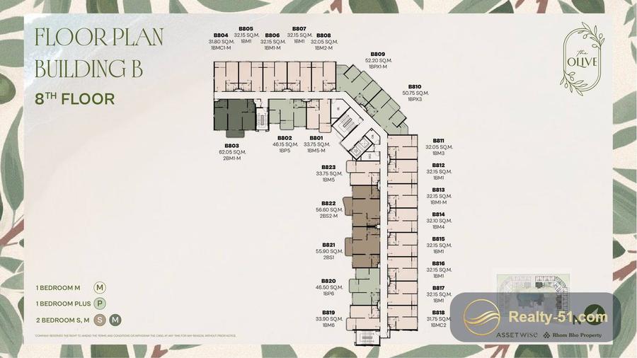 The Title Olive — Grundriss 24