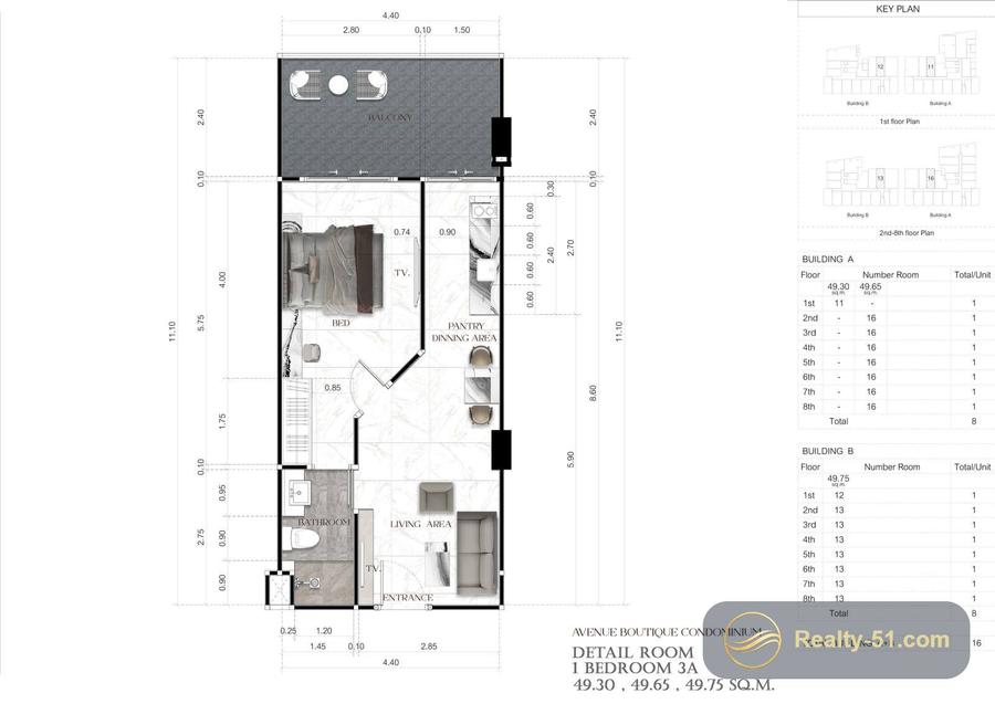 Avenue Boutique Condominium — Grundriss 11
