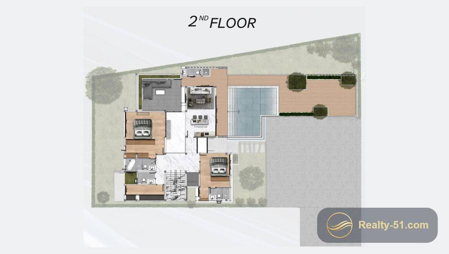 Harmony Hills Villas Pattaya — floor plan 15