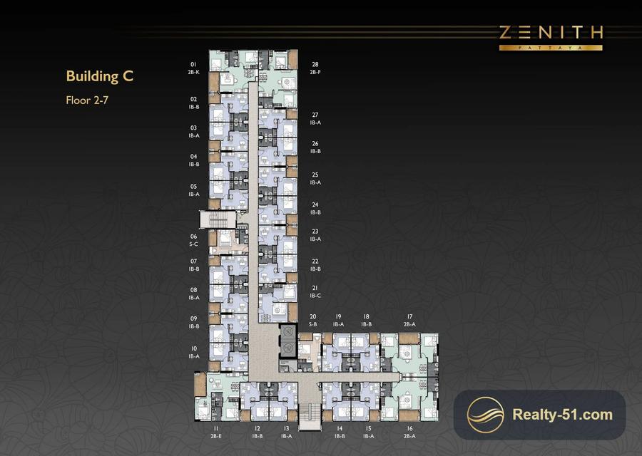 Zenith Pattaya — Grundriss 6