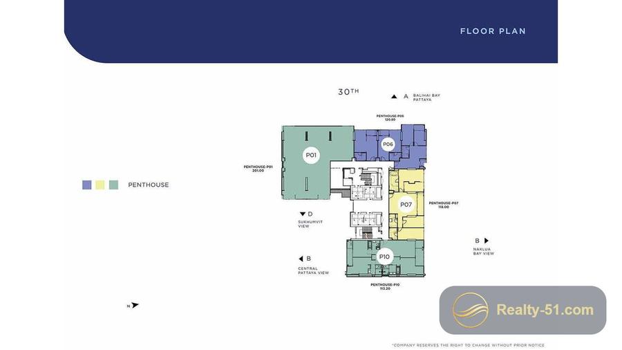 Once Pattaya — floor plan 4