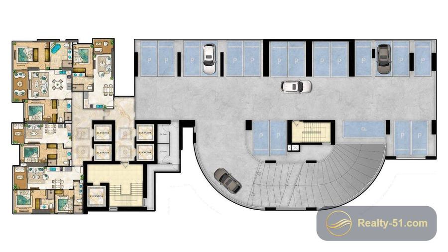 The Riviera Palm Beach Wongamat — floor plan 9