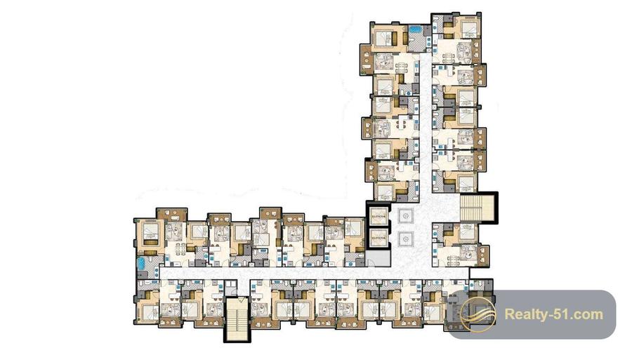 The Riviera Beverly Hills Residences — 户型图 9