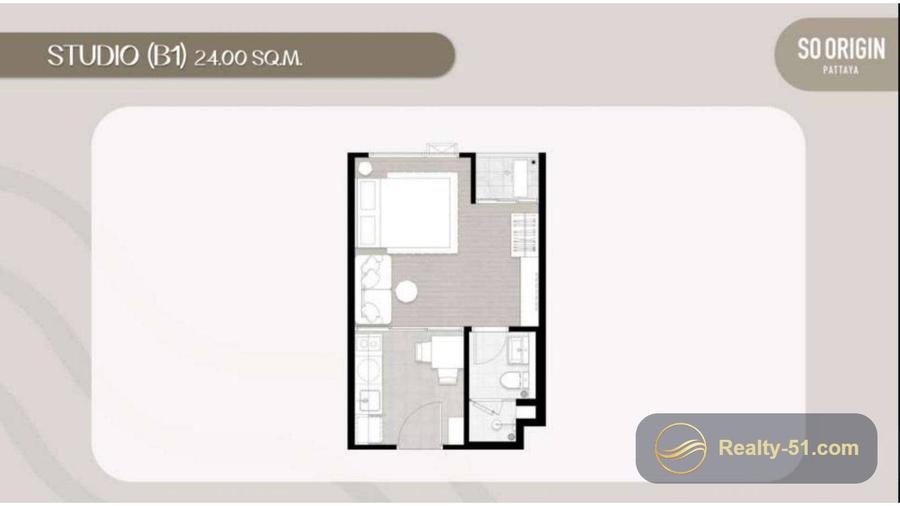 SO Origin Pattaya — แปลนห้อง 3