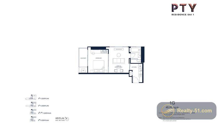 PTY Residence Sai 1 — แปลนห้อง 13
