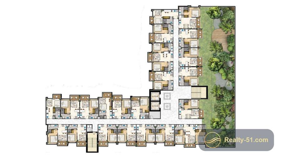 The Riviera Beverly Hills Residences — 户型图 7