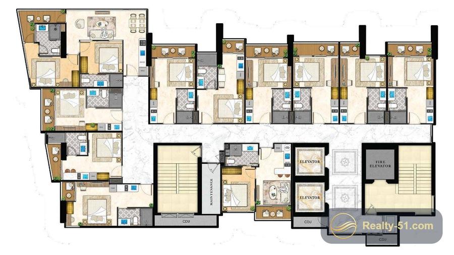 The Riviera California — планировка 5