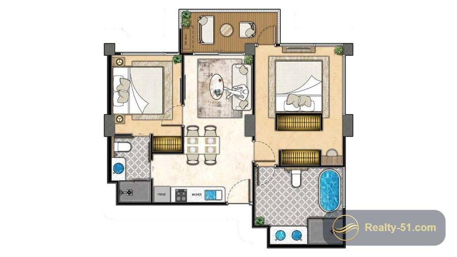The Riviera Beverly Hills Residences — 户型图 17