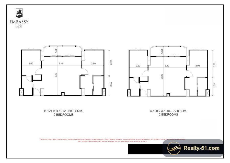 Embassy Life Pattaya — планировка 4