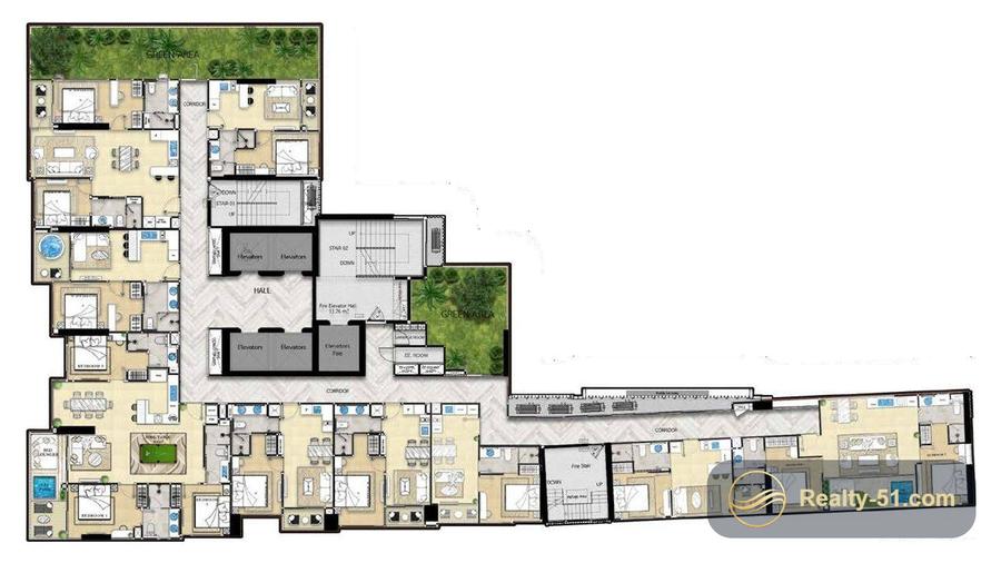 The Riviera Malibu — 户型图 16
