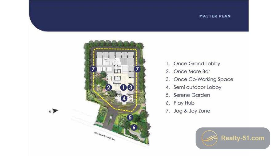 Once Pattaya — floor plan 1