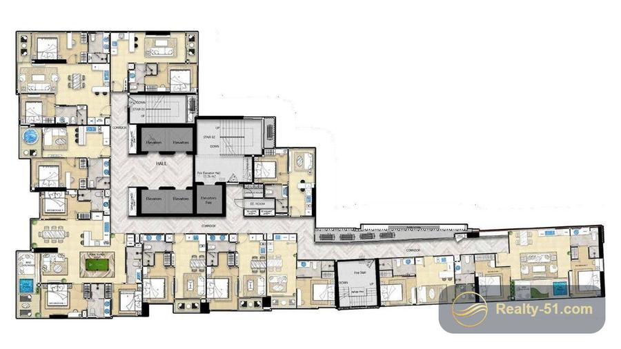 The Riviera Malibu — 户型图 17