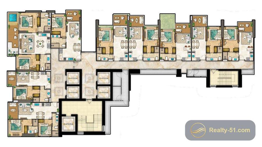 The Riviera Palm Beach Wongamat — floor plan 20