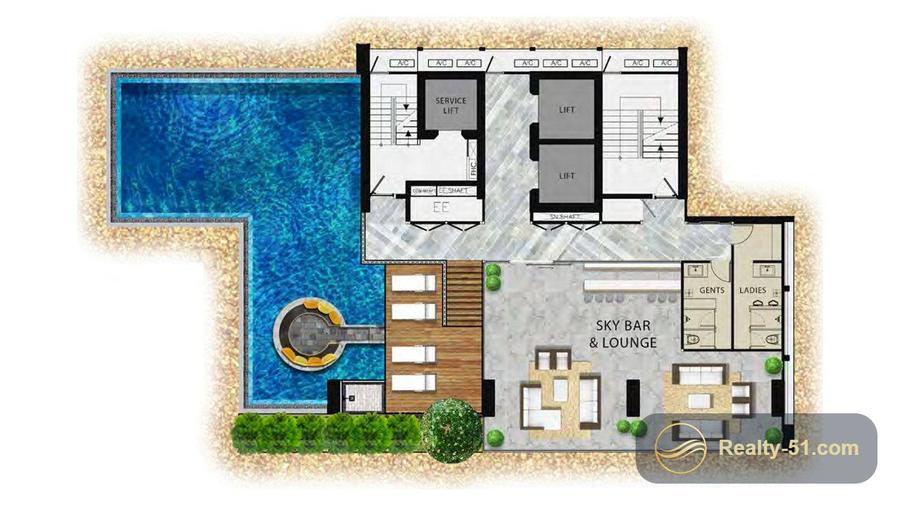 The Riviera Ocean Drive — Grundriss 22
