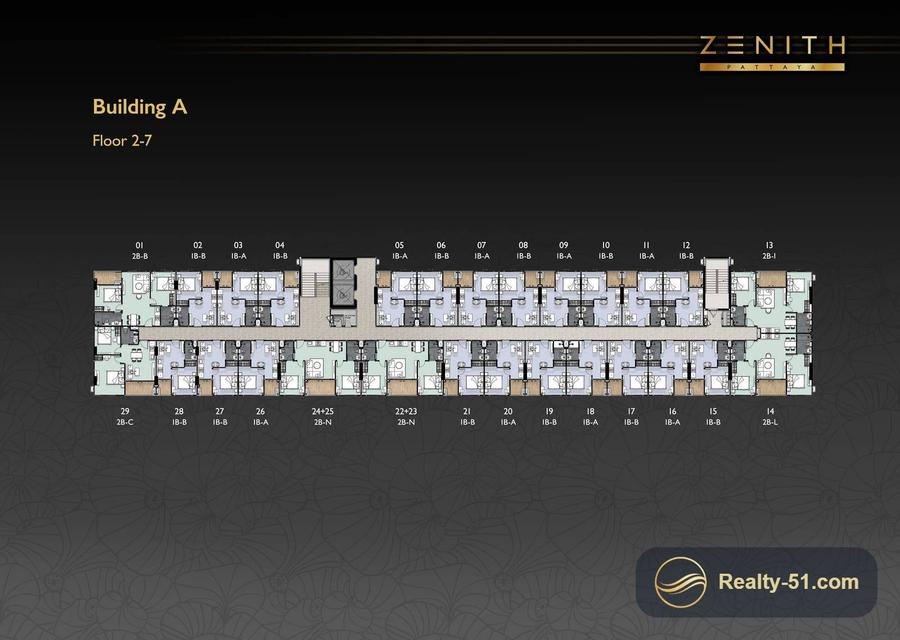 Zenith Pattaya — Grundriss 2