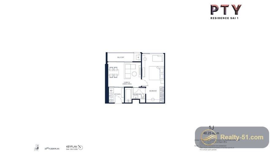 PTY Residence Sai 1 — แปลนห้อง 16