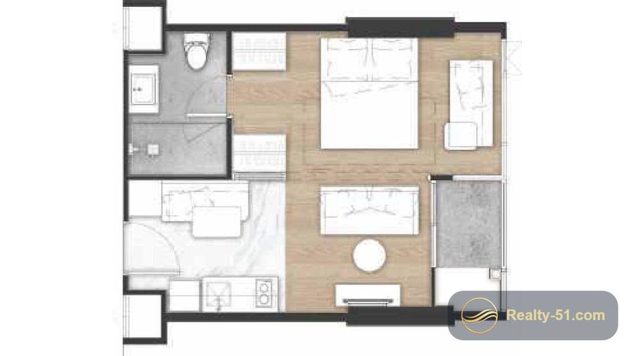 Once Pattaya — floor plan 6