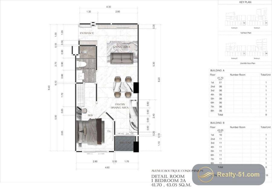 Avenue Boutique Condominium — Grundriss 9