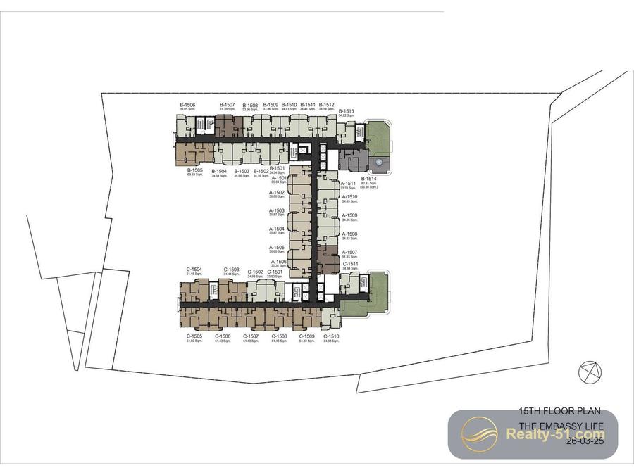 Embassy Life Pattaya — Grundriss 24