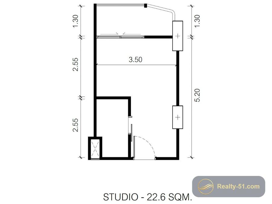 Embassy Life Pattaya — Grundriss 1