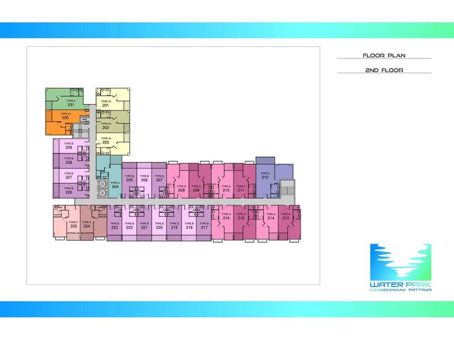 Apartment with Garden View, 36 m² — Water Park — Floor plan 1