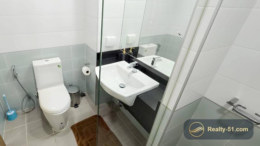 1 спальня 42 м² с угловым балконом — Whale Marina — 11
